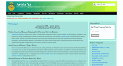 Desktop Screenshot of 2013.arisia.org